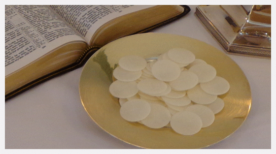 Paten with Hosts